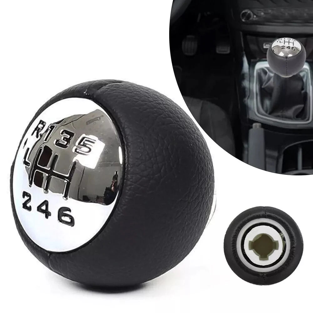 For 3008 ABS Shift Knob 6-Speed Shift Knob Color: Black Modern Style Perfect Fit Precise Shifting Sleek Design Quake