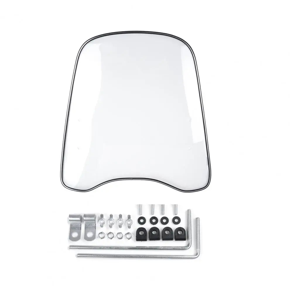 Universal Motorcycle Windscreen Windproof Transparent Motorcycle Extension Spoiler Windshield for Scooter Quake