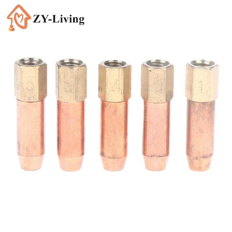 1Pc YH01-2 Gas Brazing Torch Nozzle Welding Accessory Pure Copper Torch Tip 1# 2# 3# 4# 5# Propane Acetylene Oxygen Welding Quake
