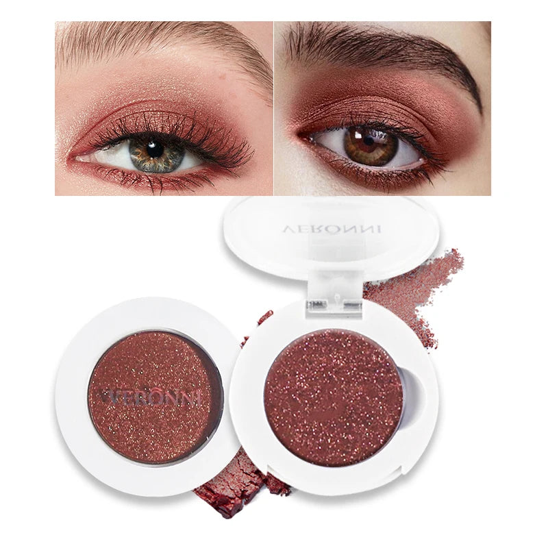 VERONNI 24-Color Shimmer Glitter Eyeshadow Palette – Waterproof