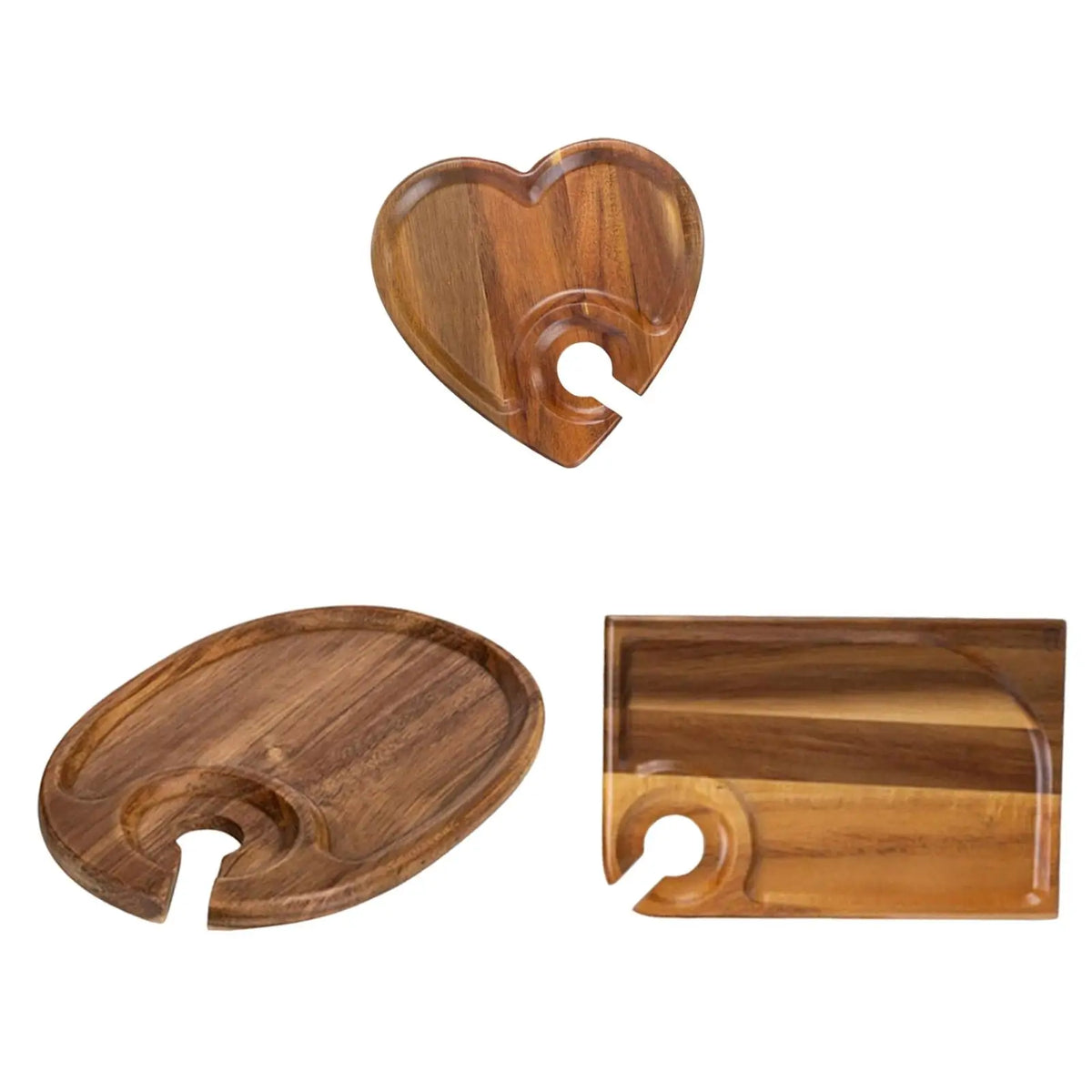 Appetizer Plate with Drinks Holder Lightweight Cupcake Board Snack Tray for Wedding Home Catering Vegetables Quake