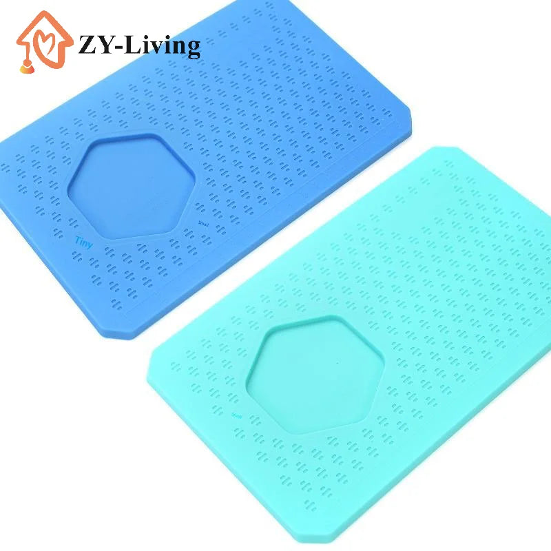 Mini Anti-slip Mat Cell Phone LCD Screen Film Repair Pad with Camera Protection Good Elasticity No Deformation ESD Phone Tools Quake