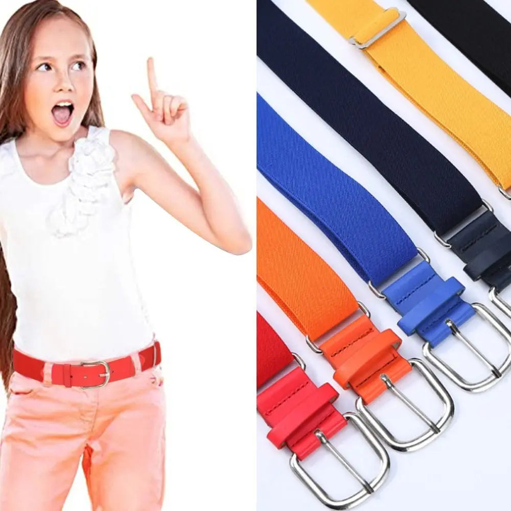 Decoration Adjustable Children Waistband Waiststrap Elastic WaistBelt Baseball Belt Quake