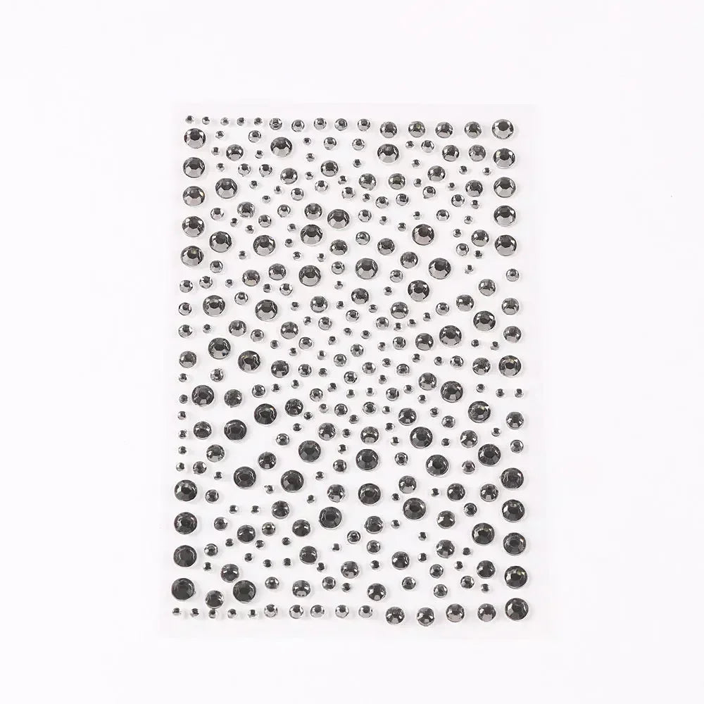 Rhinestone Face Sticker Diamond Party Eyes Makeup Bright Crystal Self-adhesive DIY Sticker Girls Face Decoration Sticker Quake NO.29