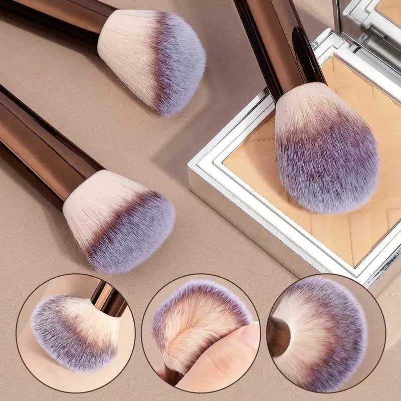 13pcs Makeup Brushes with Storage Bag Soft Fluffy Cosmetic Foundation Powder Eyeshadow Kabuki Blending Beauty Tool Makeup Quake