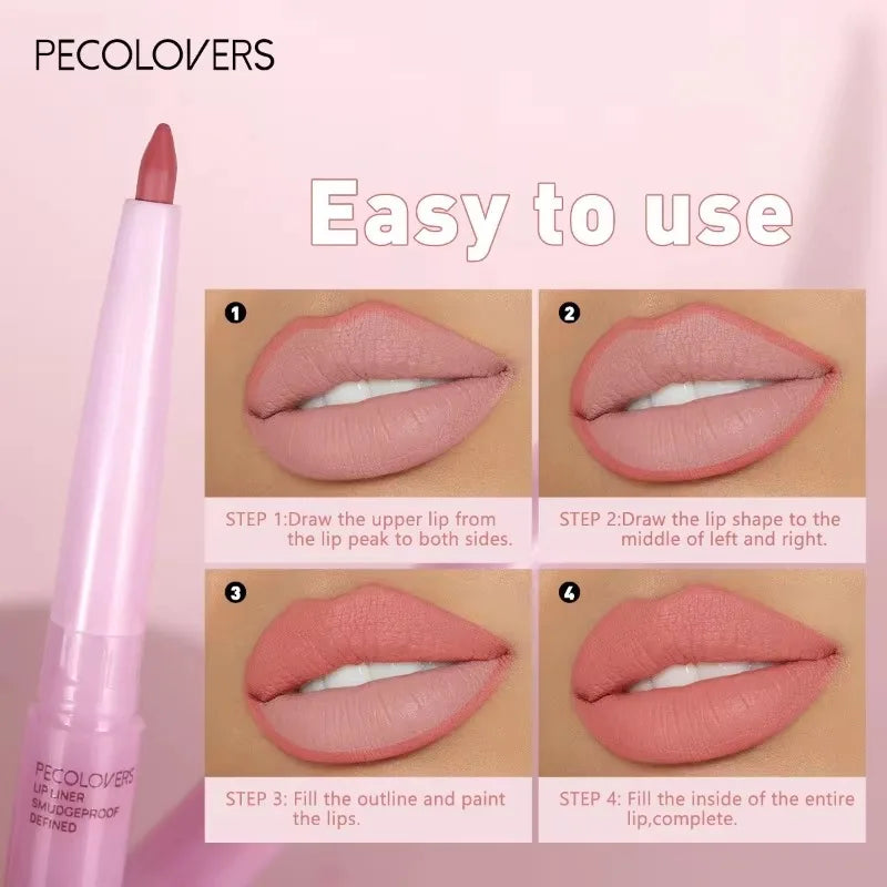 Purple Lip Line Pen Waterproof, Pollution -proof, Durable, Will Not Drop, Lasting Lip Line Pen, Lip Cosmetics Lip Pencil Quake