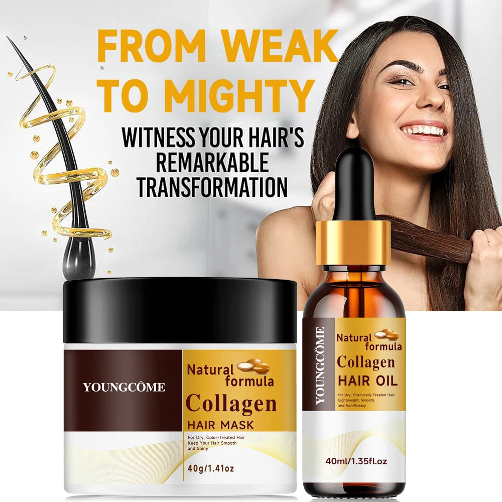 Oil and Shampoo Deep Nourishing Scalp Remove Dandruff Strengthens Hair for Shiny Shampoo Hair Care Quake