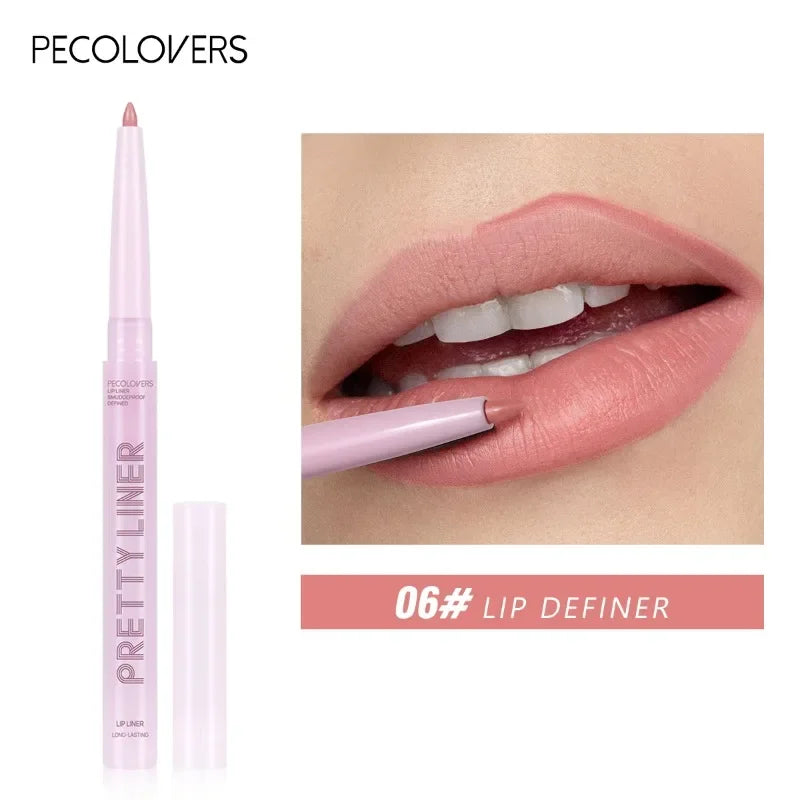 Purple Lip Line Pen Waterproof, Pollution -proof, Durable, Will Not Drop, Lasting Lip Line Pen, Lip Cosmetics Lip Pencil Quake 06