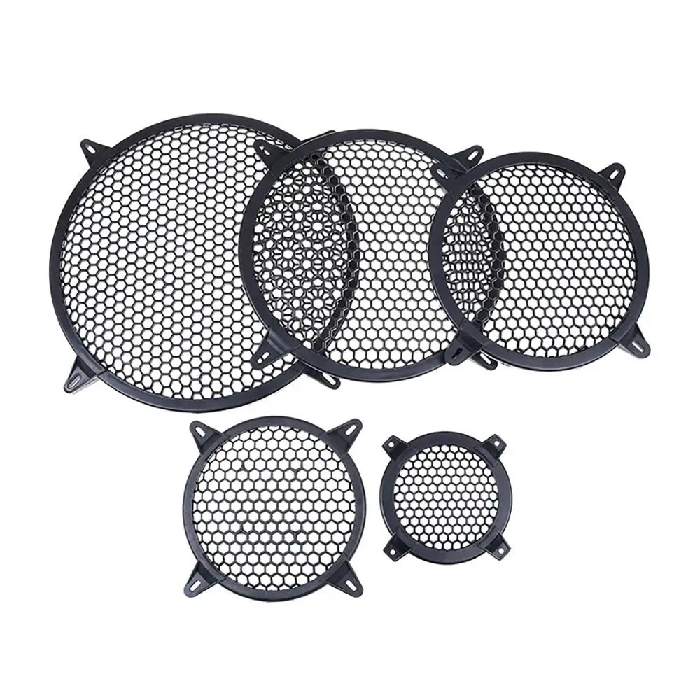 1Pcs New 4/6/8/10/12 inch Subwoofer Grill Round Replacement Mesh Net Plastic Speaker Grille Mesh Cover Speaker Accessories Quake
