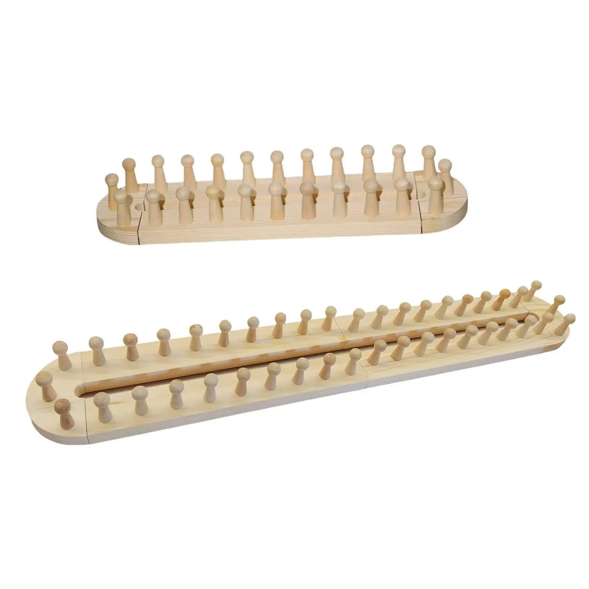 Tabletop Wooden Blanket Loom Strong Weaving Loom Kit for Hand Knit Chunky Throws and Cozy Decor Quake