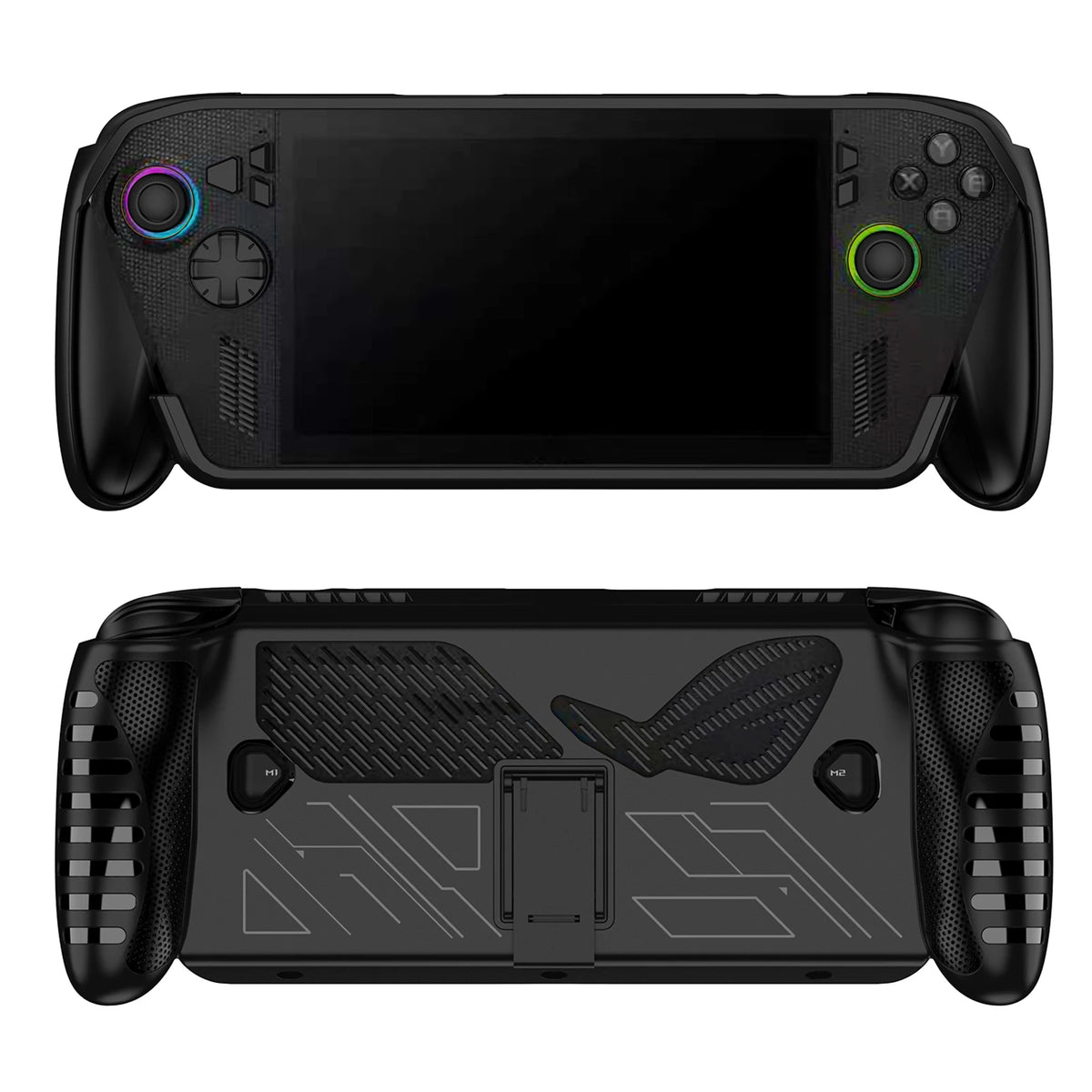 TPU Protective Case Protective Skin Case Game Console Protective Cover for ROG XBOX Ally/ROG XBOX Ally X Quake black