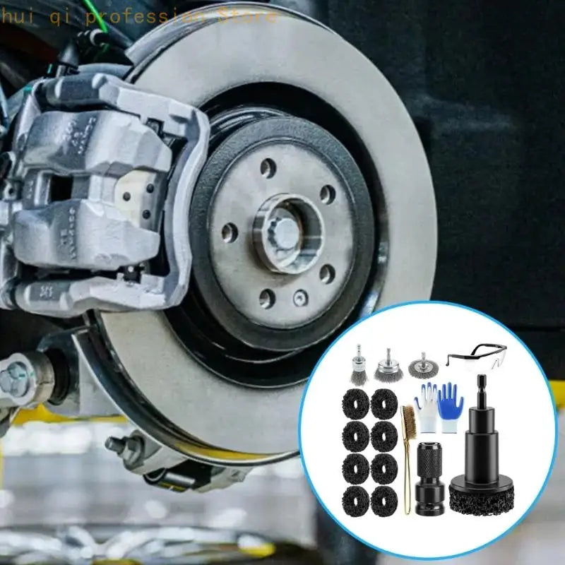 6 Sided Shank Wheel Center Cleaning for Brake Disc Service H8WE Quake