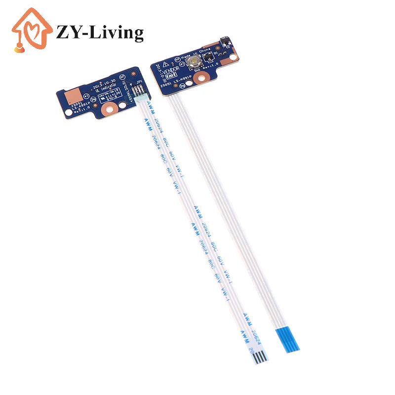1/2pcs Laptop Repair ON/OFF Switch For HP 15-R 15-G 15-H 250 G3 15-R221TX Power Button Board With Flex Ribbon Cable Quake