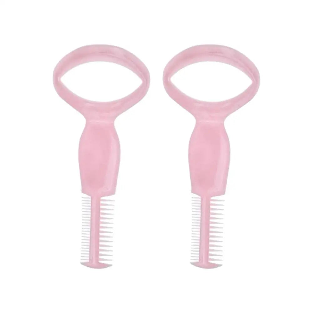Plastic Portable Mascara Shield Applicator Eyelash Guide Aids Lashes Comb Eyelashes Grooming Brush Women Girls Eyes Makeup Tool Quake A