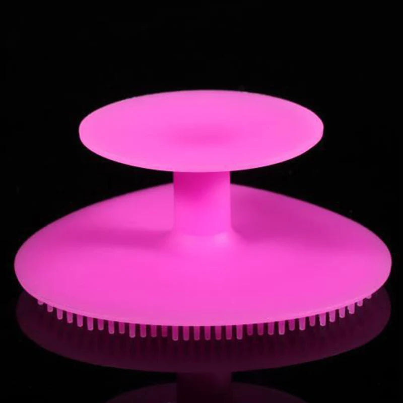 1PC Silicone Cleaning Brush Washing Pad Exfoliating Blackhead Remover Facial Deep Cleansing Face Brushes Baby Bath Massager Quake