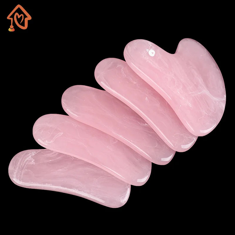 1PCS Guasha Scraping Massage Scraper Face Massager Acupuncture Gua Sha Board Quake