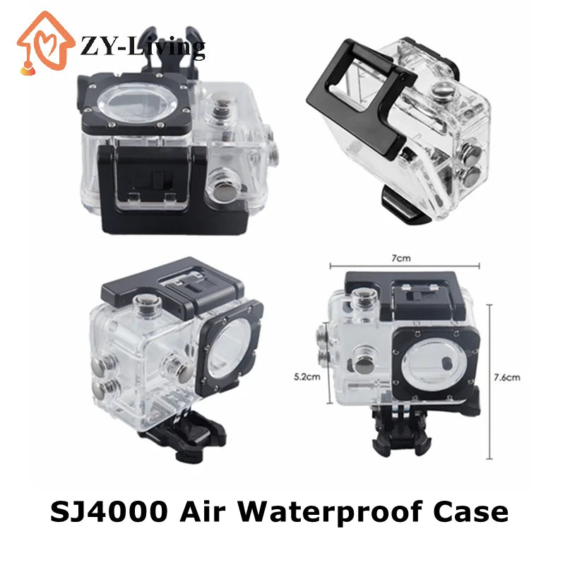 1Pcs Underwater Waterproof Case for SJ4000 Sport Camera Housing Shell Accessory for Diving Quake