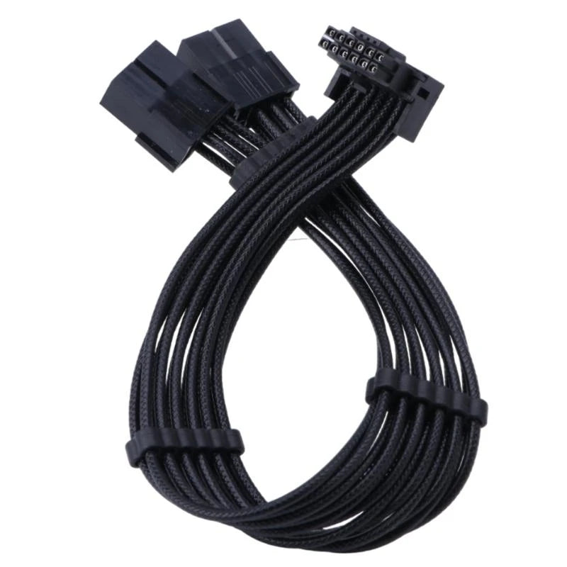 for RTX4080 and RTX4090 Series 8Pin Female to PCIE 16-Pin Straight/Elbow Head Cable with Combs Streamlined Cable K1KF Quake 2X8PIN PLB China Mainland