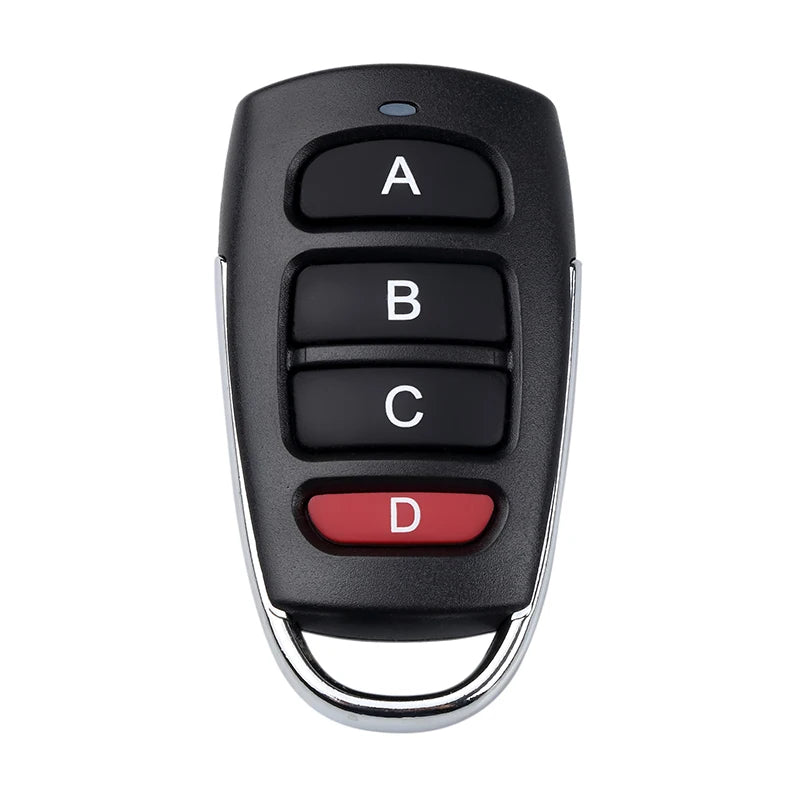 Wireless RF 433mhz Remote Control Copy Code Garage Door Gate Duplicator 433 Mhz Key Remote Opener Quake ABCD button