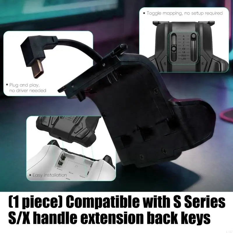 Back Button Paddles Add On For Series Gamepad With Audios Port And Quick Mute Function For Competitive Play K1KF Quake