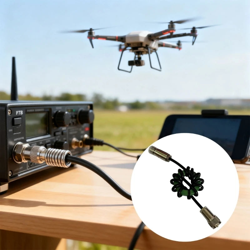 Metal Metal RADIO FREQUENCY Strangle Twist For 1.8 50MHz Frequency Ensembles Tall Stability Indication Transmission K1KF Quake