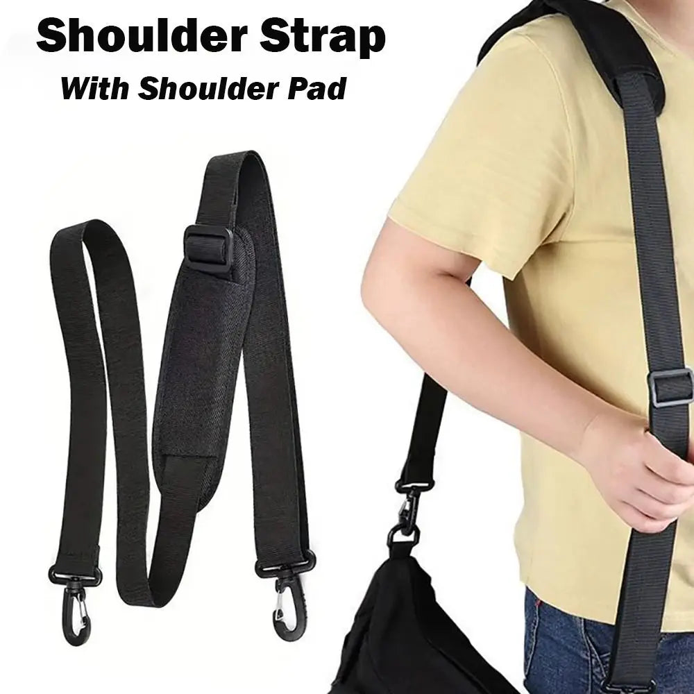 Bag Accessories Adjustable Bag Strap Nylon Black Shoulder Bag Strap Shoulder Strap Pad Shoulder Bag Quake