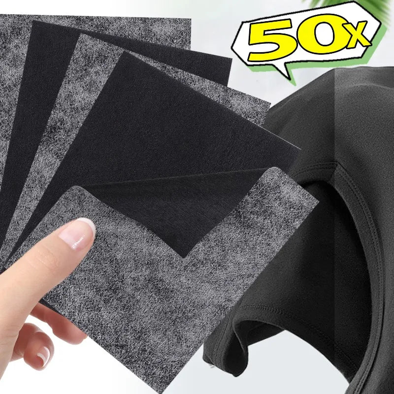 50/1PCS Laundry Black Color Enhancer Sheets for Dark & Black Fabrics Clothing Brightening Sheets Prevents Fading Laundry Paper Quake