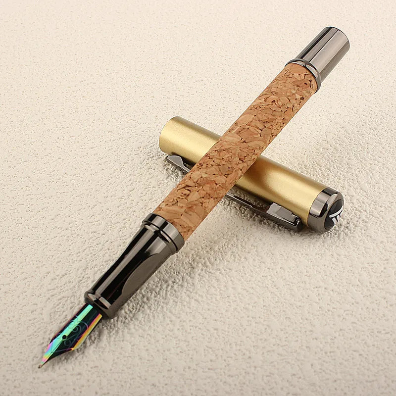 1PCS Premium Textured Signature Fountain Pens - Ideal for Office, Gifting, and Personal Use - High-Quality Craftsmanshipandscape Quake 2057-1 Medium 0.6-0.7mm