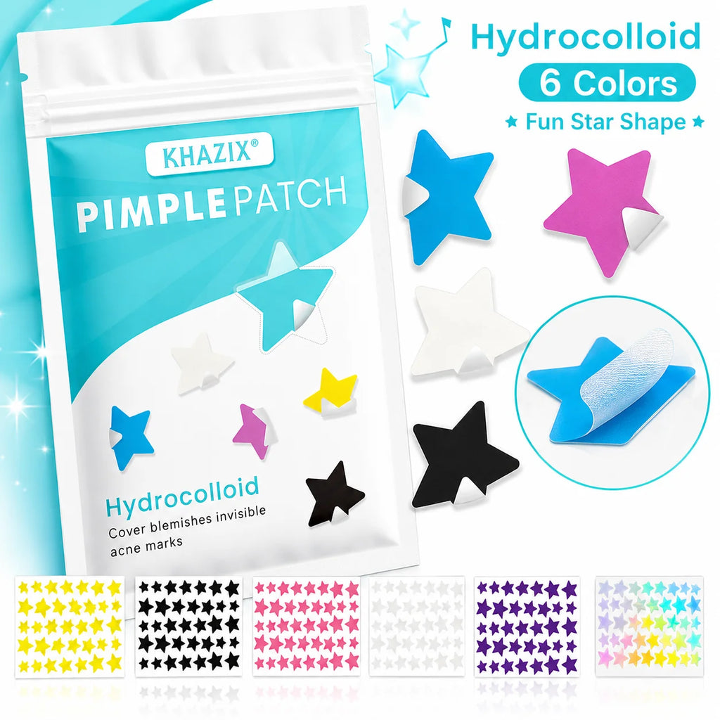 240pcs Star Pimple Patches For Face Hydrocolloid, Absorbing Cover, Tea Tree, Hydrocolloid Acne Patch, Cute Star Pimple Patch Quake