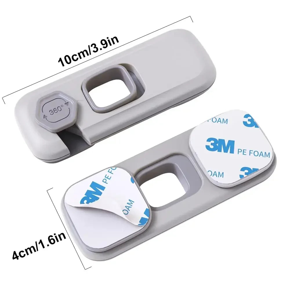 Baby Safety Protection 5 Pack Lock for Doors Baby Safety Cabinet Refrigerator Oven Drawer Lock Home Child Anti Pinch Quake
