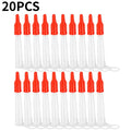 30/10PCS Caulking Gun Nozzles Caulk Nozzle Cap Lastic Glass Glue Nozzles Sealant Silicone Caulking Tips Construction Tool Parts Quake 20PCS