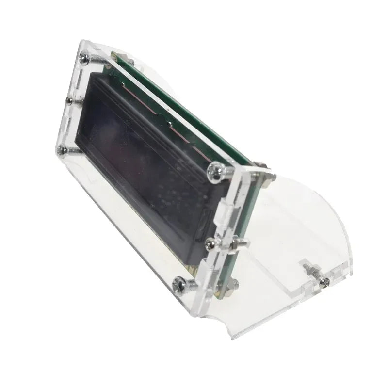 Blue Green Screen 16x2 Character LCD Display Module HD44780 Controller Blue Black Light LCD1602 1602 Module Quake Acrylic Shell