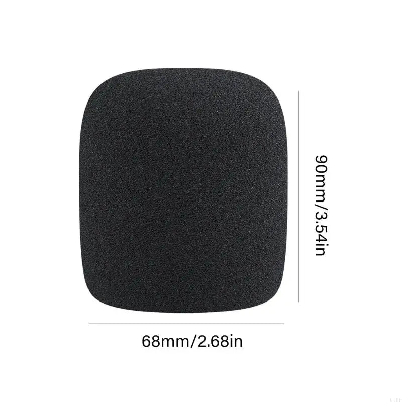 Microphone Foam Cover for ATR2500X-USB, Black Slip-On Windscreen Mic Sleeve for Recording and Voice Chat K1KF Quake