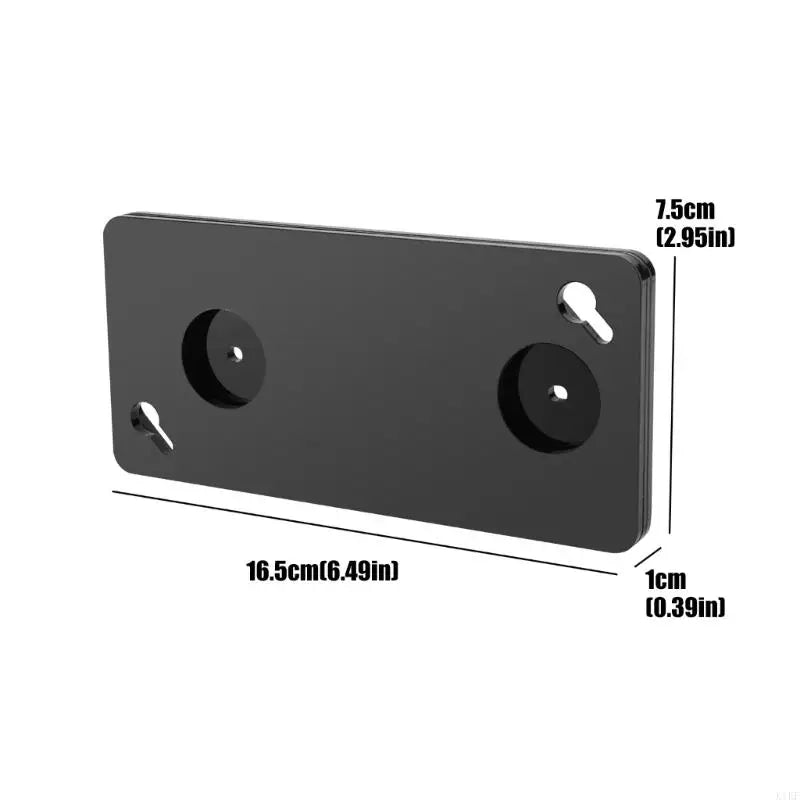 Acrylic DU22 Dock Holder Plate with Included Hardware for Fixed Desk Mounting, Home Office Cable Routing, and Office Desk K1KF Quake