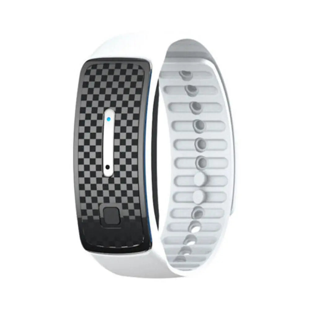 Practical Magnetic Health Ultrasonic Bracelet Smart Wristbands Lymphatic Detox Bracelet Body Shape Wristband Quake White