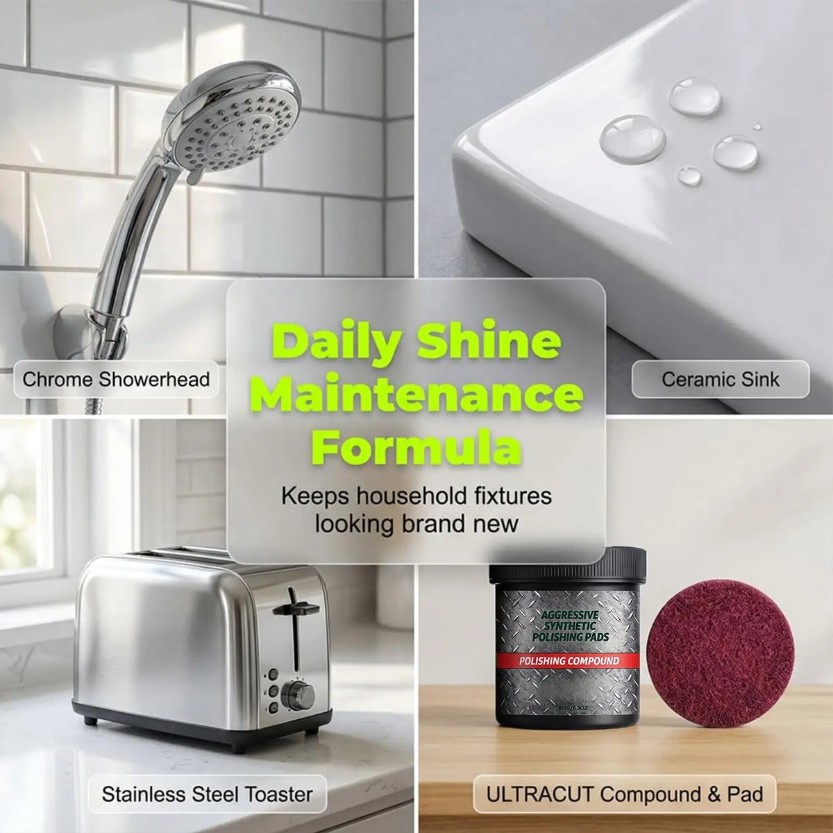 Wood Wax for Furniture with Pad Cleaning Multi-Functional Shine Coating Cleaner 100g Countertop Stain Removal Wax for Home Quake