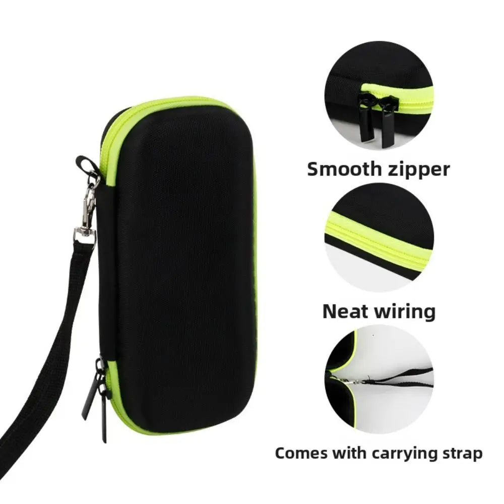 Anti-fall Razor Storage Case Shockproof Dustproof Shaver Carrying Bag Compact Splash Proof for Philips One Blade QP series Quake