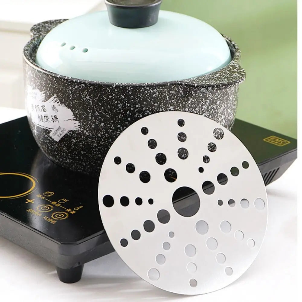 Stainless Steel Induction Cooker Heat Diffuser Saucepan Cooking Hob Heat Conduction Plate Converter Tool Cookware Parts Quake