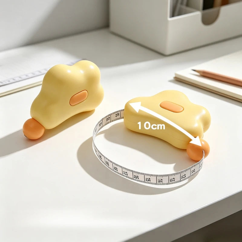 Magnetic Self-retracting Body Measuring Tape One Key Auto Rewind Ruler Portable Tape Measure for Waist Bust Hip Body Measurement Quake