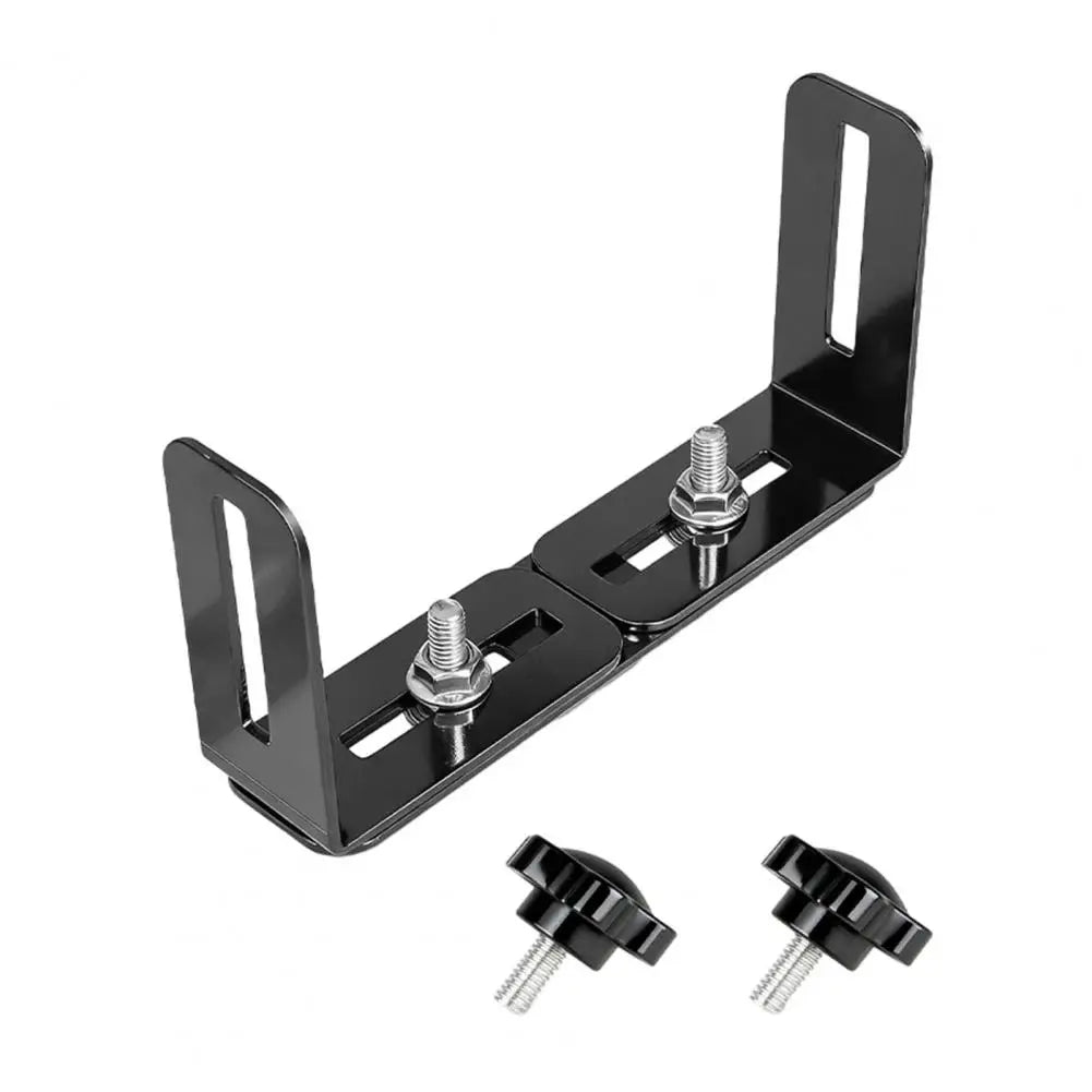 Universal Radio Mounting Bracket Universal Radio Mount Bracket Adjustable 6-10 Inch Heavy Duty Vehicle for Scanner for Trucks Quake China Black