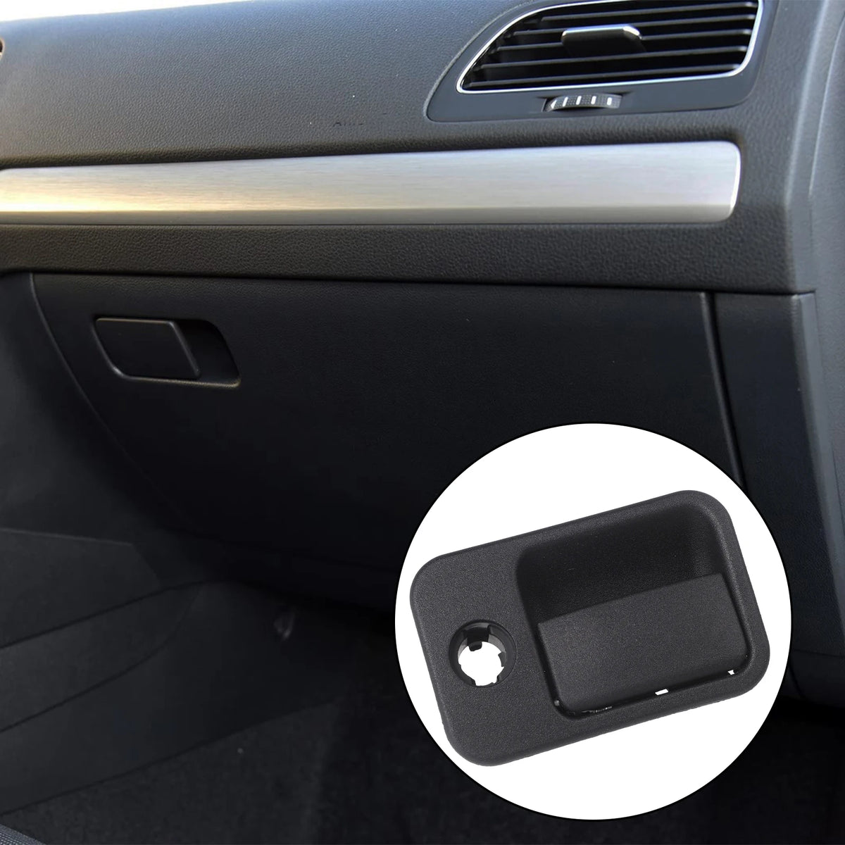 Glove Box Compartment Handle Latch Replacement For Golf For Mk3 1991-1997 For Vento 1991-1998, Plastic, OE 1H6857147 Quake