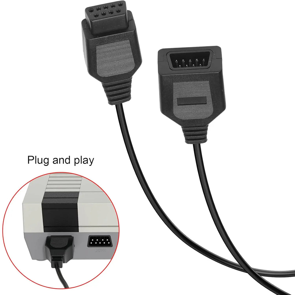 Extension Cord Cable For Sega Genesis 2/3 Controller by Mars Devices Quake