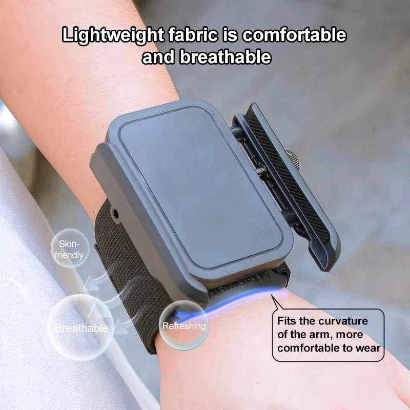 Multi-function Phone Holder for Car 360 Rotation Wristband Mobile Support Universal Phone Stand For Sports Cycling Motorcycle Quake