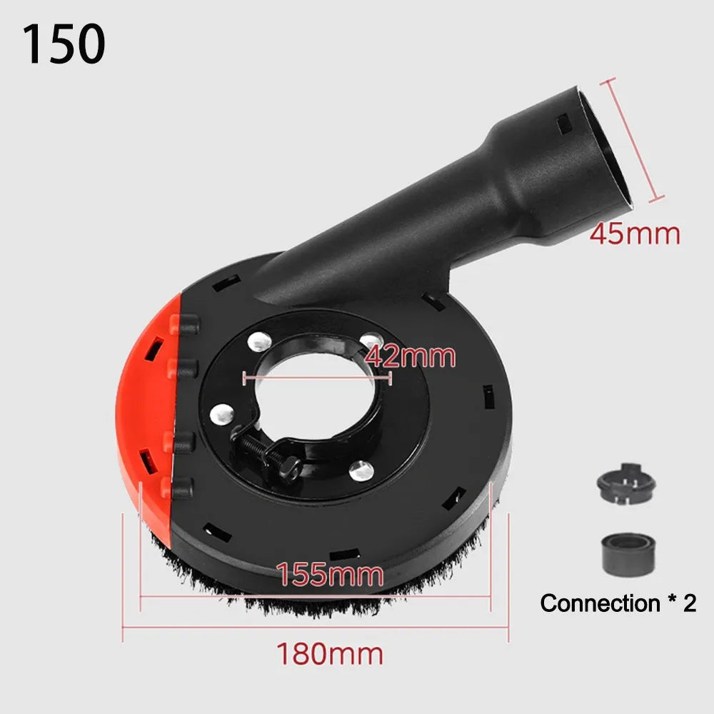 Dust Protection Angle Grinder Dust Cover Universal Multi-functional Angle Grinder Shroud Detachable Dust Collector Quake 150