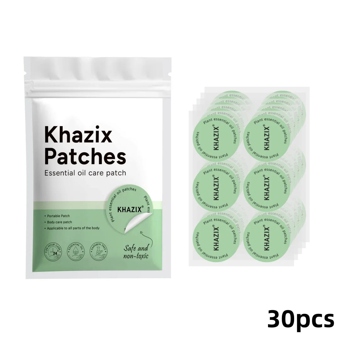 30Pcs Energy Patches Natural Ingredients Vegan Friendly Daily Energy Boost Patch Portable Body Stickers for Work Travel Sports Quake 30pcs