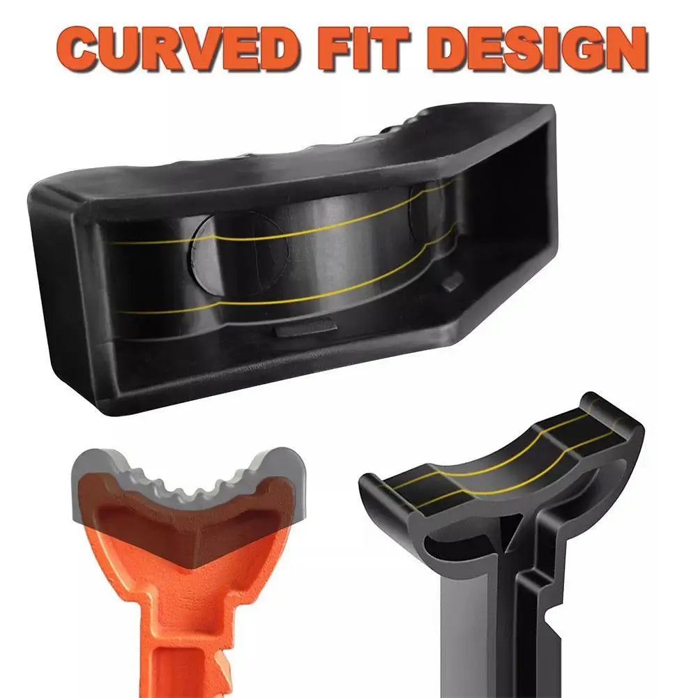 2Pcs Car Slotted Lift Jack Stand Rubber Pad Adapter 6Ton Heavy Duty Frame Rail Pinch Weld Protector Repair Tool Quake