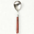 Stainless Steel Ice Cream Scoop Imitation Wood Handle Spoon Fruit Baller Spoon for Western Restaurant Home Use Quake A