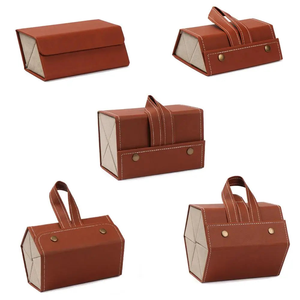 Folding Portable Travel Glasses Organizer Sunglasses Case Storage Box Eyeglasses Holder Quake