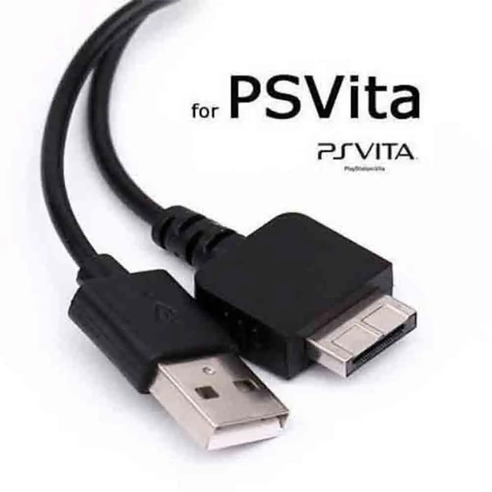 Charger Cable for PS Vita, 2 in 1 USB Data & Power Charger Cord Replacement for PSVita1000 Quake