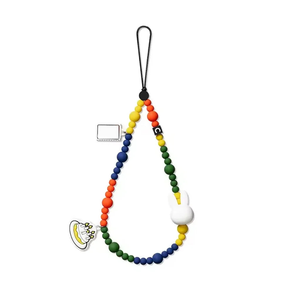 Heart Cherry Apple Silicone Knot Short Phone Charm Accessories for Galaxy for IPhone 12 13 14 15 16 17 18 Pro Max Case Quake phone charm 21